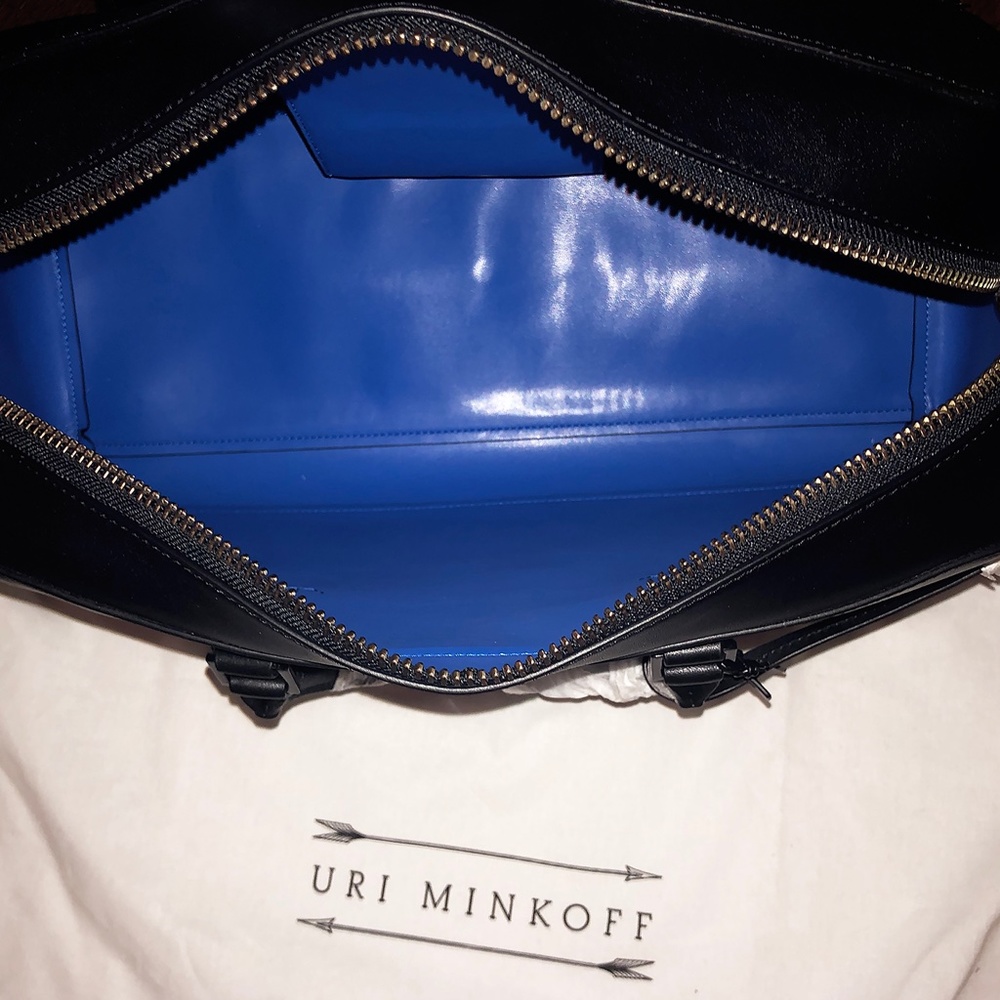 URI MINKOFF Leather Jermyn Carryall Bag - Carry-on Travel Bag - Picture 6 of 6